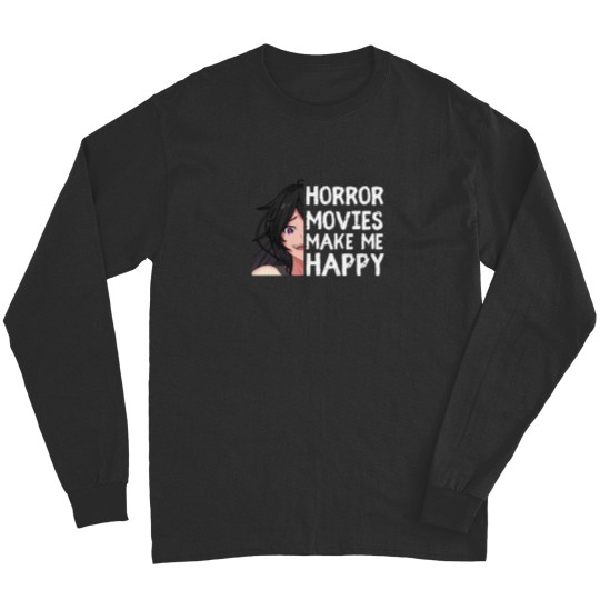 Discover I Love Horror Movies  Anime Girl Long Sleeves