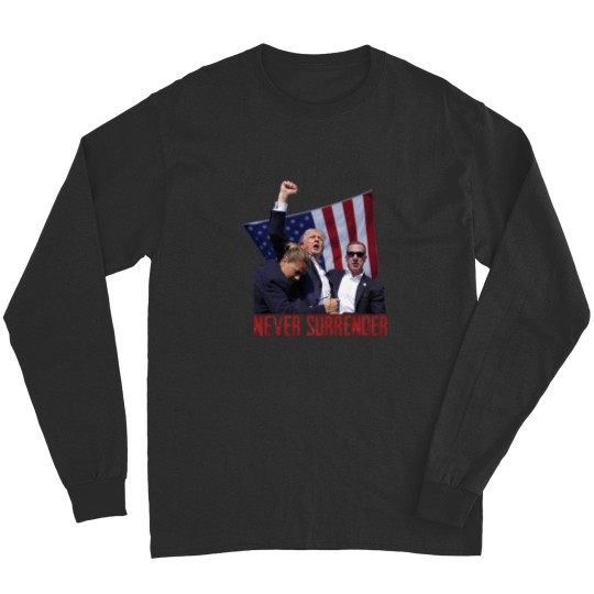Discover Trump Shot Long Sleeve Shirt for Pennsylvania Rally 2024