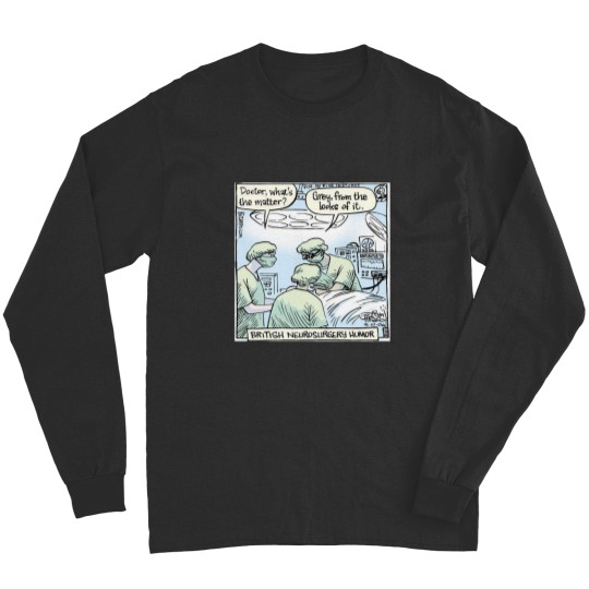 Discover Funny Piraro Neurosurgery Comic Long Sleeves