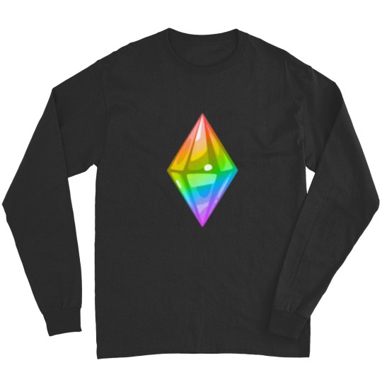 Discover rainbow plumbob Long Sleeves