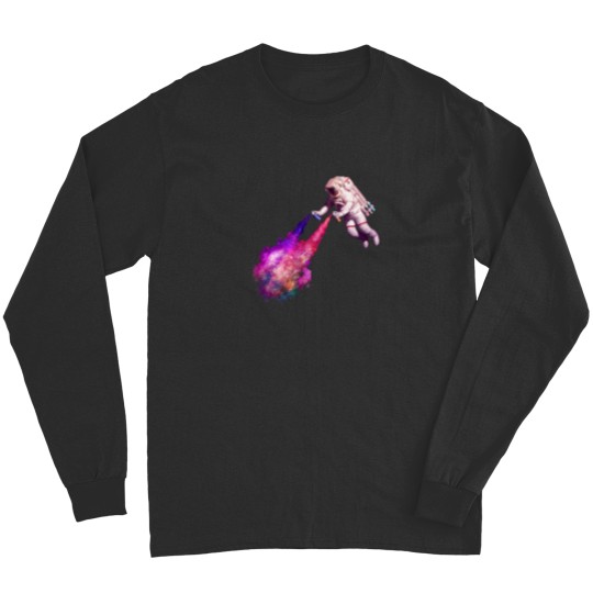 Discover Shooting Stars  The Astronaut Artist Long Sleeves