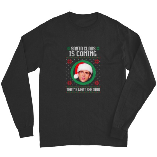 Discover Le Bureau Du Pre Nol Arrive Cest Ce Quelle A Dit Long Sleeves