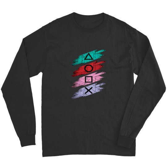 Discover Playstation buttons Long Sleeves