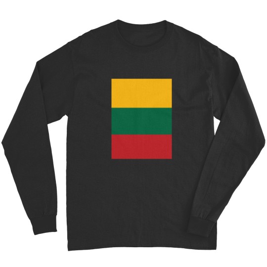Discover Lithuania Flag Graphic Lithuania Flag Graphic Long Sleeves