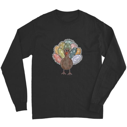 Discover Cute Turkey Fall Thanksgiving Long Sleeves, Thanksgiving Family