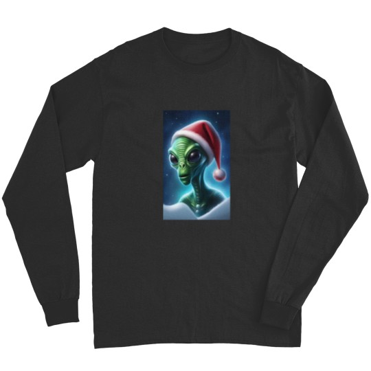 Discover Alien Santa Claus Long Sleeves