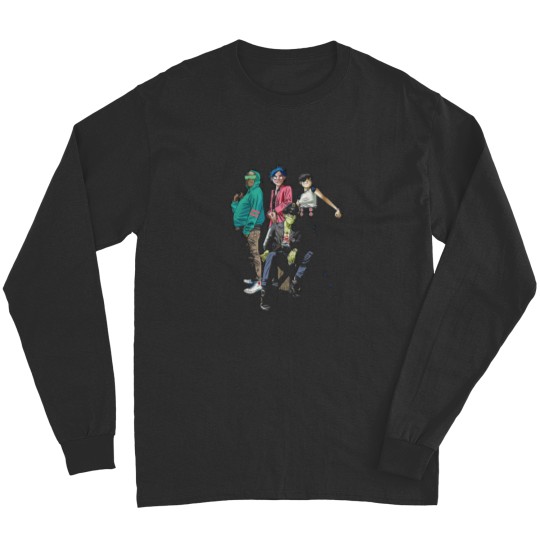 Discover Gorillaz Member Long Sleeve: Demon Days & Lyric Design