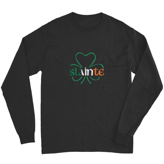 Discover Slainte Irish Shamrock Funny St Patricks Day Dri Long Sleeves