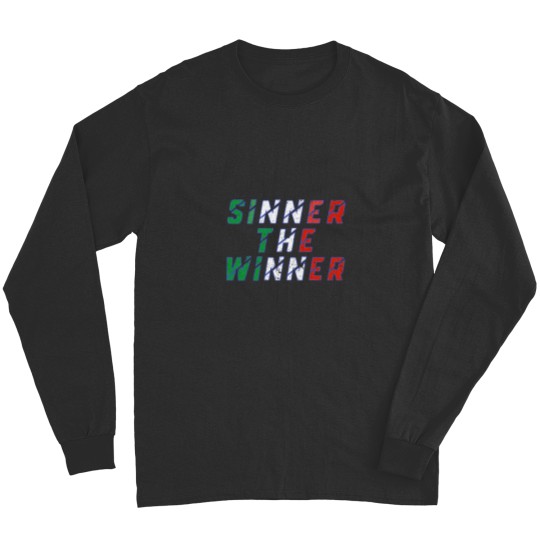 Discover Sinner the winner (Italian flag and azzurro colors) Long Sleeves