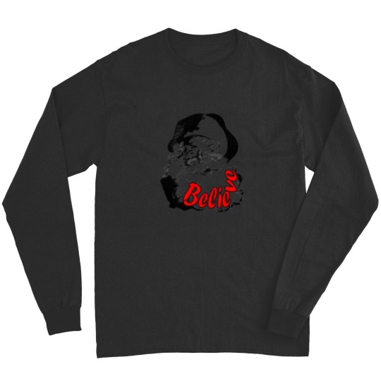 Discover 1980S Nostalgic Vintage Christmas Believe In Santa Long Sleeves