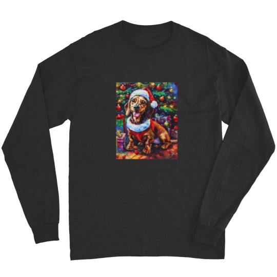 Discover Dachshund Christmas Cheer Long Sleeves