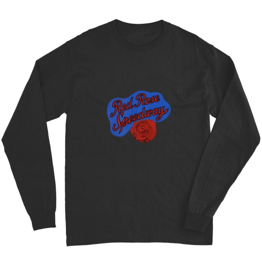 Discover Red Rose Speedway Album Logo Long Sleeves