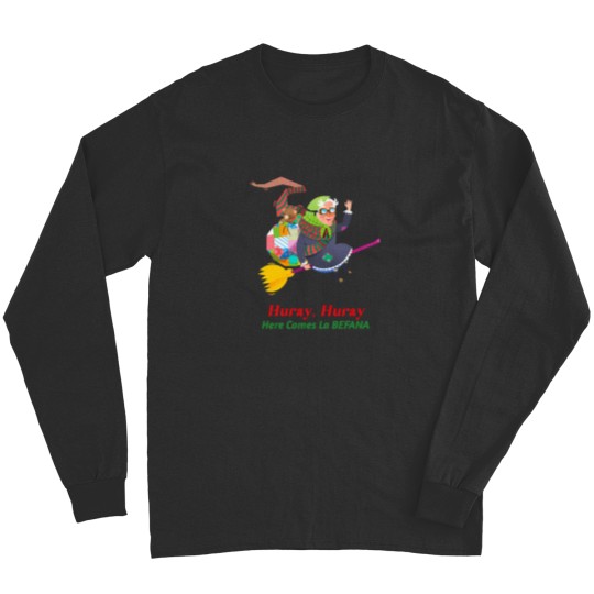 Discover Italian Christmas Witch La Befana Long Sleeves