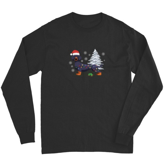 Discover Dachshund Christmas Light Decor Gift Xmas Gifts For Badge  Dog Lovers Long Sleeves