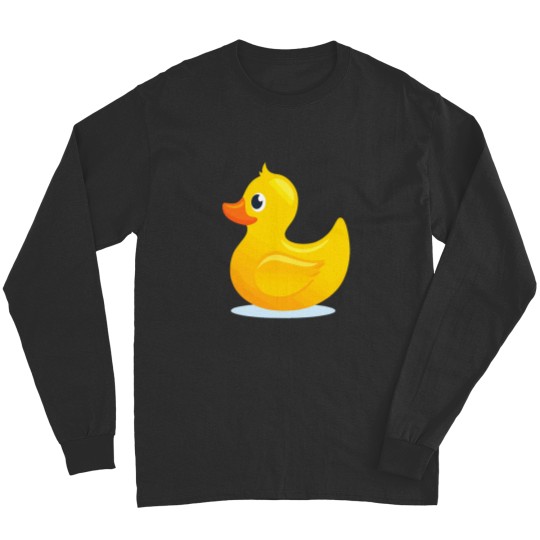 Discover Duck Tshirt Yelllow Cute Duckie Tee Shirt Great For Kids Long Sleeves
