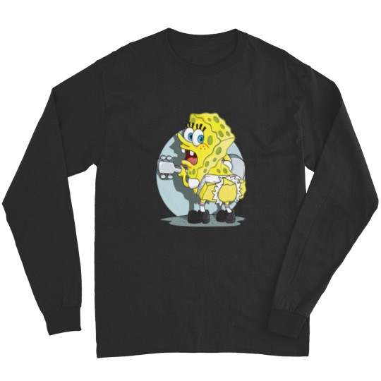 Discover Mademark x SpongeBobss SquarePants SpongeBobss Ripped Pants Pullover Hoodie Long Sleeves
