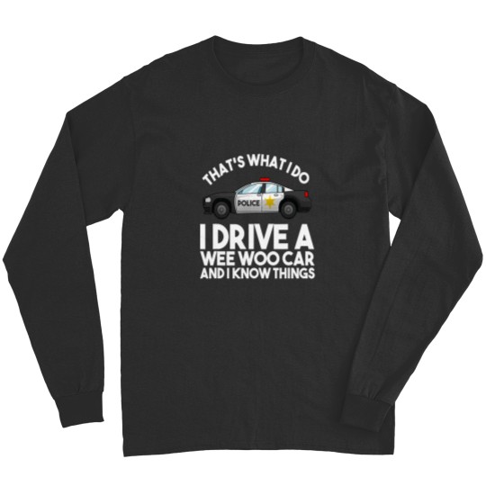 Discover Funny Police Officer Gift For Cop Law Enforcement Men Women Long Sleeves