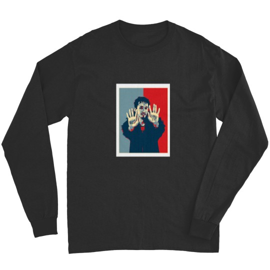 Discover The Umbrella Academy Klaus Hello Goodbye Pop Art Long Sleeves