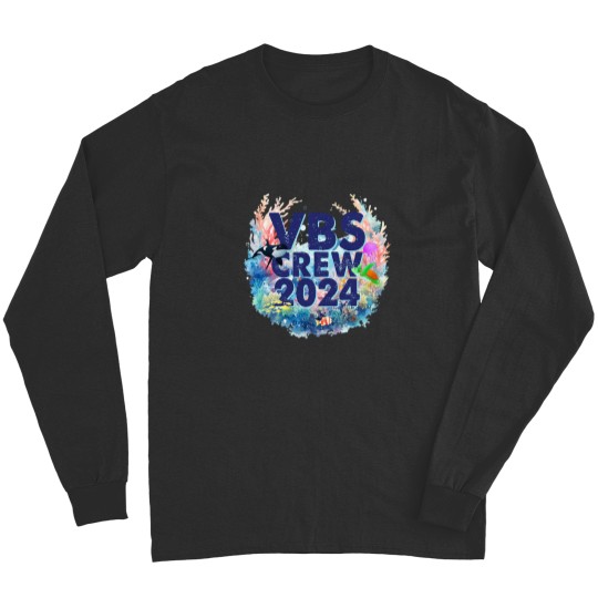 Discover VBS Crew 2024 SCUBAss Divingss Underwater Vacation Bible School Long Sleeves