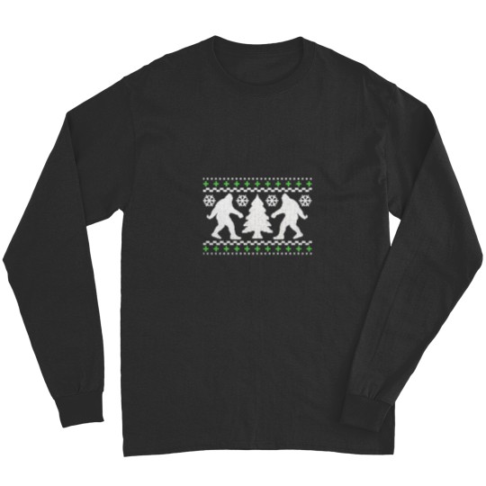 Discover Ugly Holiday BigfootS Christmas Sweater Long Sleeves
