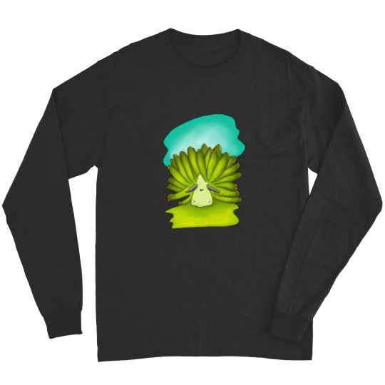 Discover Cute leaf sheep design Active Long Sleeves