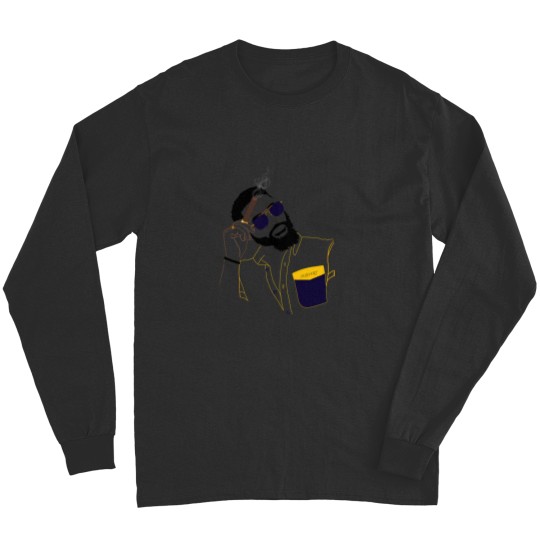 Discover Man With Beard And Cigar Long Sleeves