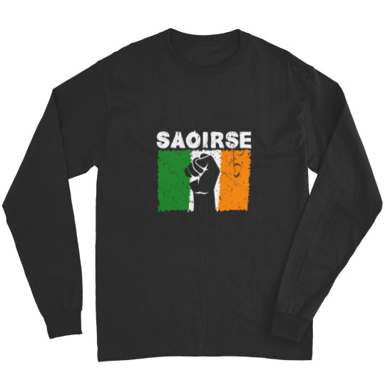 Discover Saoirse Irish Republican Conservative Capitalist Ireland Long Sleeves