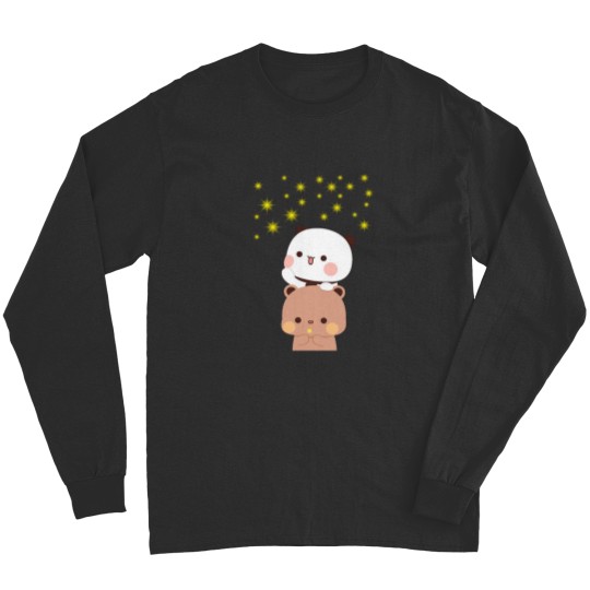 Discover Bubu Dudu Panda Bears Reaching the Stars Long Sleeves