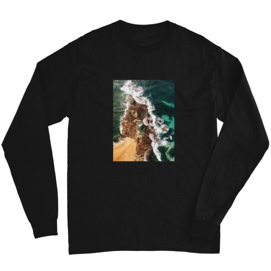 Discover natural pool in manly beach australia Graphic Long Sleeves