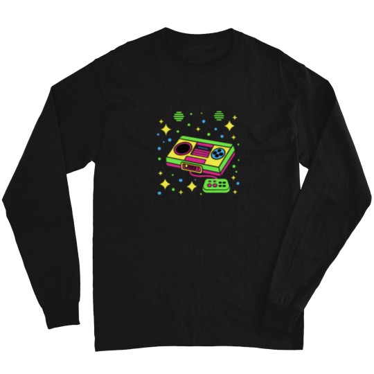 Discover 80S Old Game Console System 2 Long Sleeves
