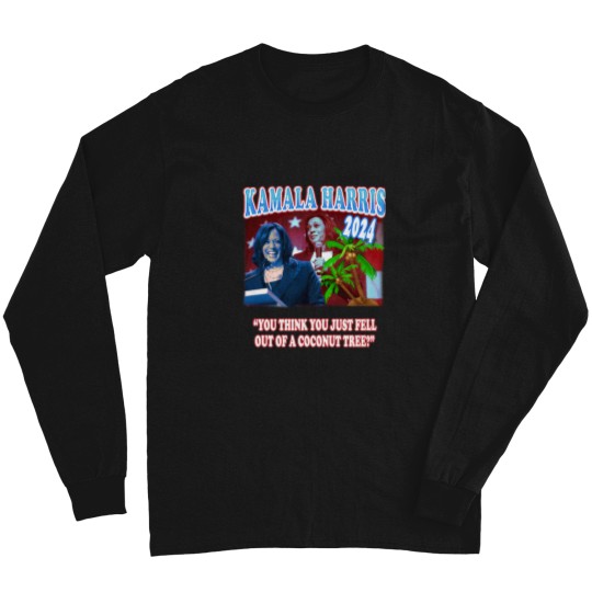 Discover Kamala Harrisss Coconut Tree Long Sleeves