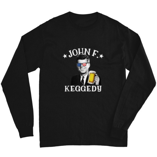 Discover John F. Keggedy Drunk President Kennedy JFK 4th Of July Tank Top Long Sleeves