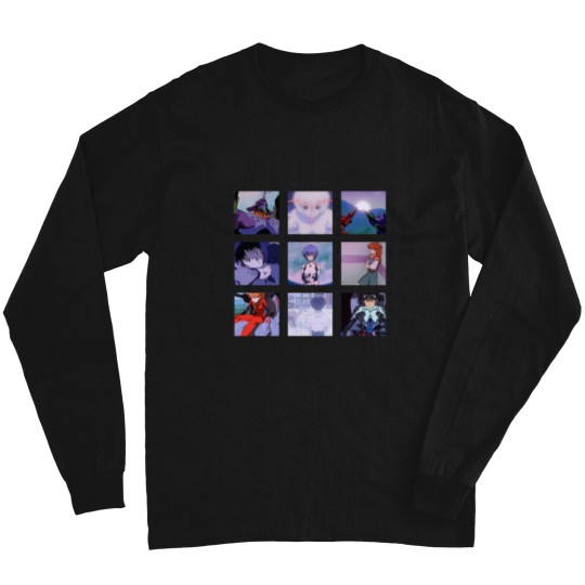 Discover NEON GENESISss Evangelion vaporwave aesthetic Long Sleeves