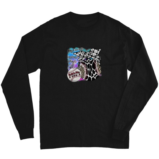 Discover My Favorite Baseball Player Calls Me Mom 19 Long Sleeves