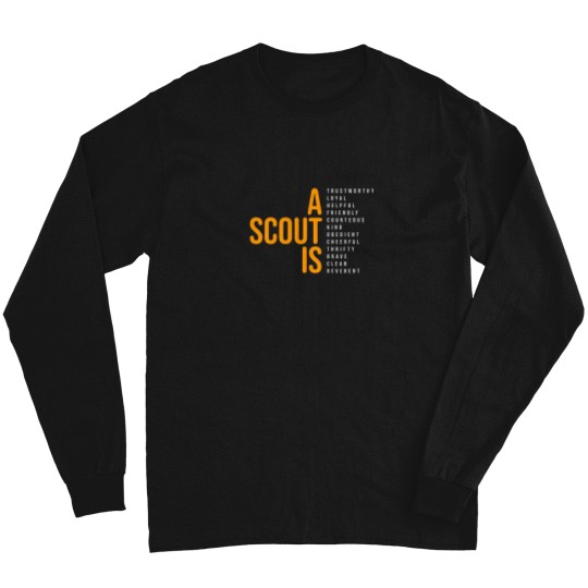 Discover BSA A Scout Is Youth Long Sleeves