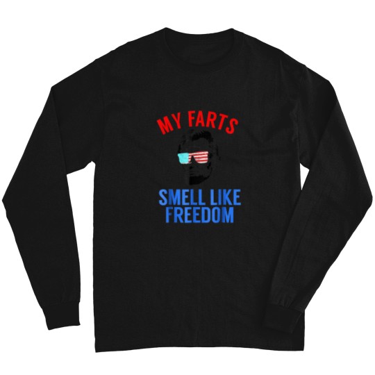 Discover Funny Abe Lincoln July 4th My Farts Smell Like Freedom Long Sleeves