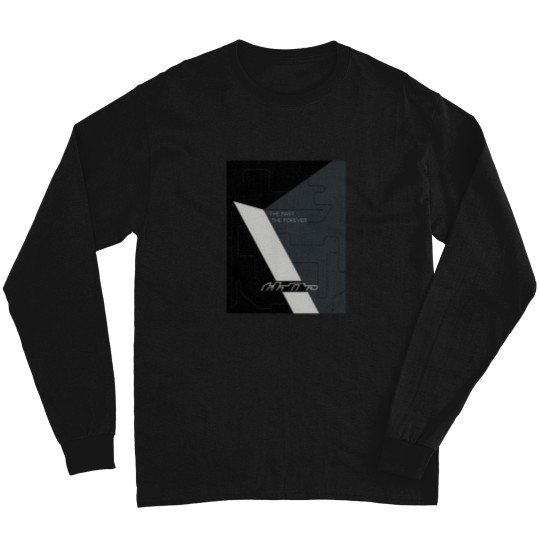 Discover Sector Chev Gray Black Racing Design Long Sleeves