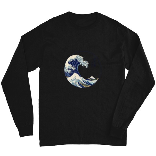 Discover The Great Wave Off Kanagawa By Hokusai Long Sleeves