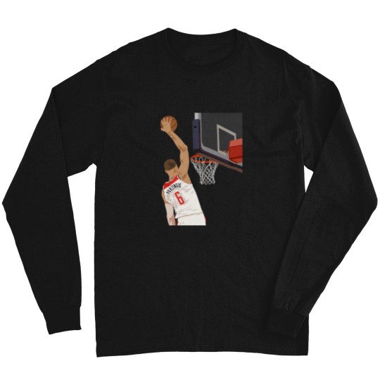 Discover Kristaps Porzingis Slam Dunks Long Sleeves