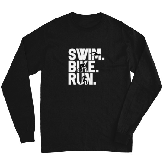 Discover Triathlon Triathlete Swimming Cycling Running Long Sleeves