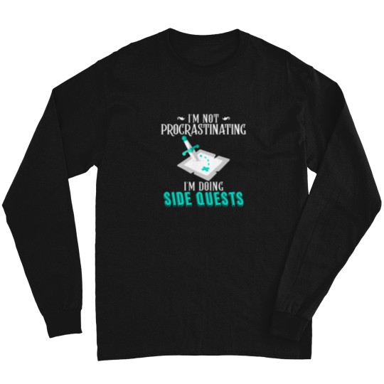 Discover IM Not Procrastinating IM Doing Side Quests Rpg Gamer Long Sleeves