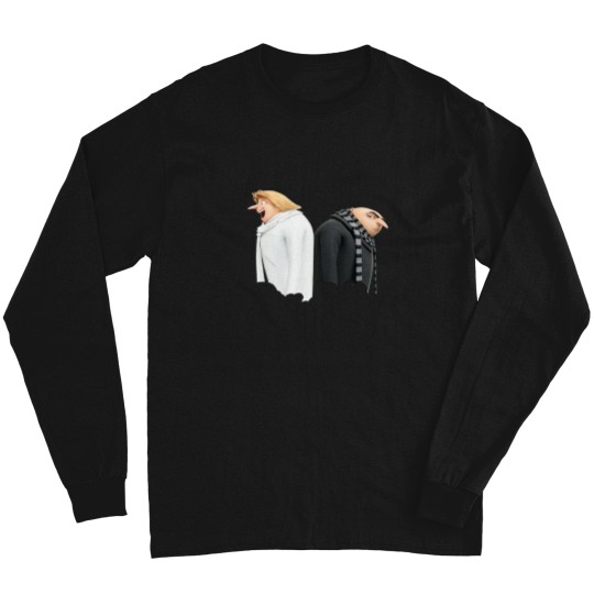 Discover Despicable Me 3 Dru & Gro Back to Back Circle Portrait Classic T-Shirt Off Menu 22 Long Sleeves