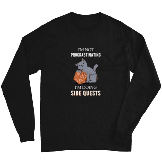 Discover Im Not Procrastinating Im Doing Side Quests Iii Long Sleeves