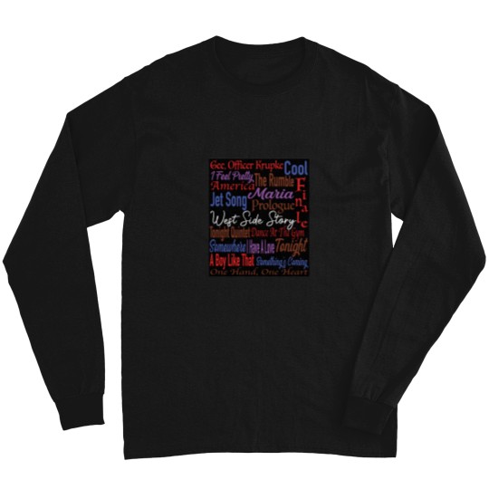 Discover West Side Story Song Titles  2931 Long Sleeves