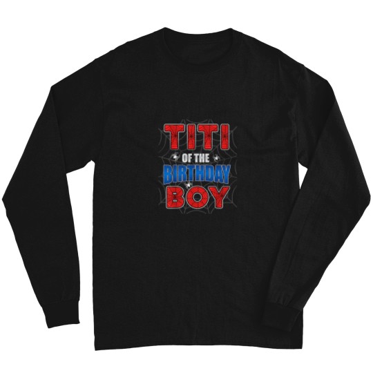 Discover Titi of the Birthday Boy Costume Spider Web Birt Long Sleeves