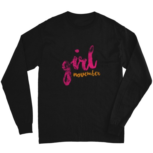 Discover November Girl Long Sleeves