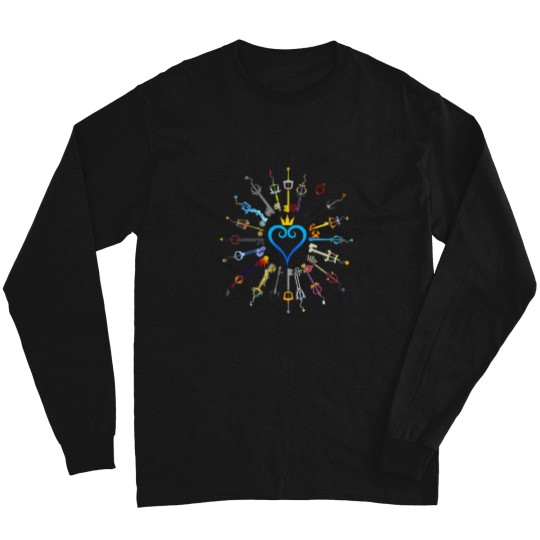 Discover Kingdom Hearts Keyblades Long Sleeves