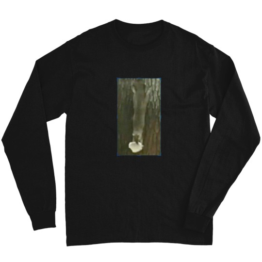 Discover Funny squirrel with nut Long Sleeves