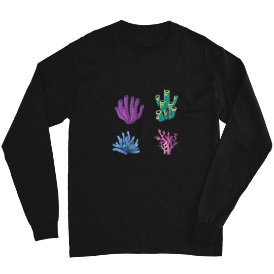 Discover Crustaceancore Coral Sticker Pack Long Sleeves
