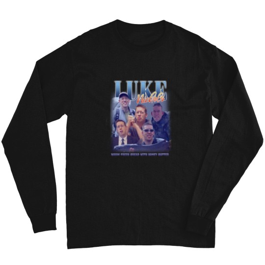 Discover Luke Nichols Vintage Bootleg Long Sleeve T Shirts, Warm Fresh Bread With Honey Butter Long Sleeve T Shirts